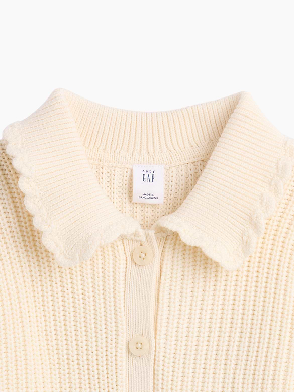 Baby & Toddler Collared Cardigan Sweater