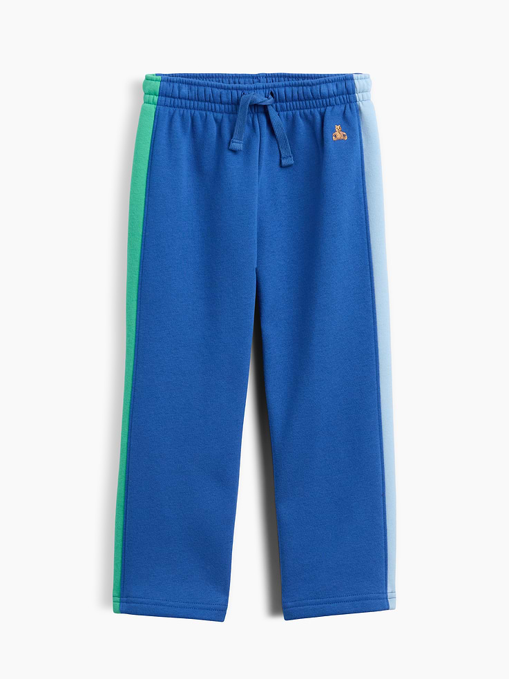 Image number 1 showing, Baby & Toddler VintageSoft Colorblock Stripe Sweatpants