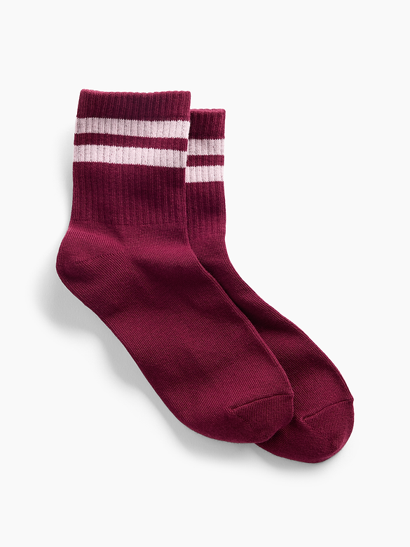 Stripe Crew Socks