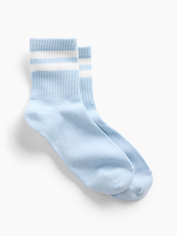 Stripe Crew Socks