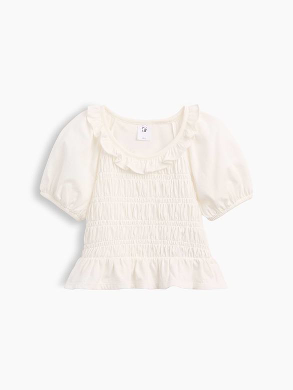 Baby & Toddler Smocked Peplum Top