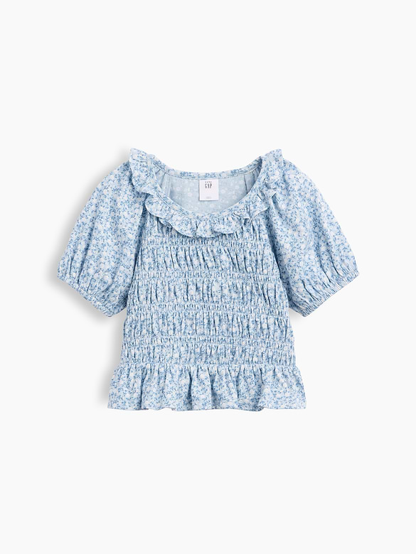 Baby & Toddler Smocked Peplum Top