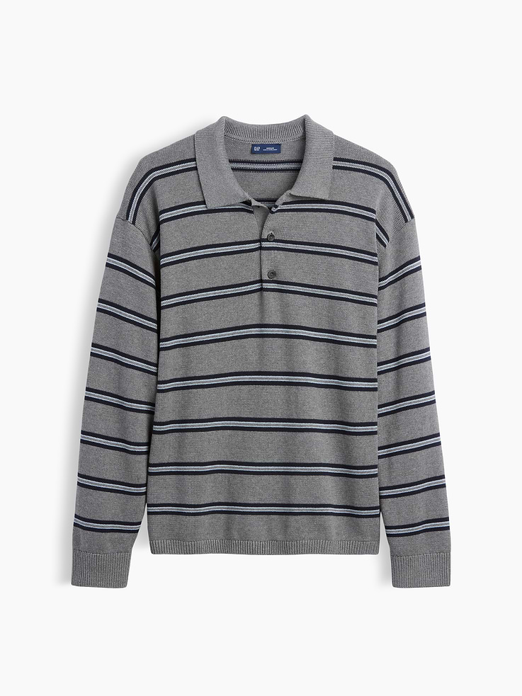 Image number 5 showing, Relaxed Polo Sweater