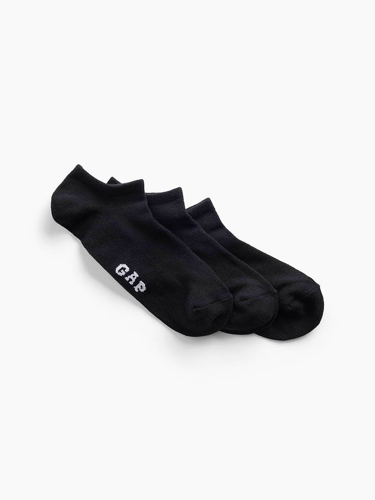 Image number 1 showing, Kids Gap Logo No-Show Socks (3-Pack)