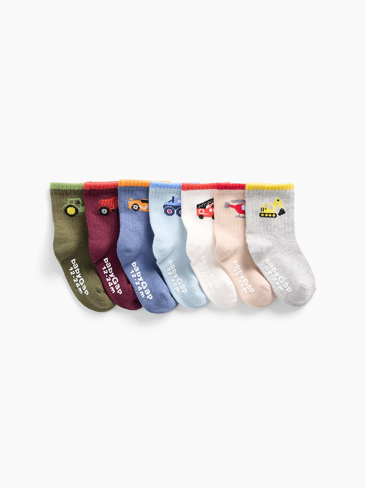 Image number 1 showing, babyGap Crew Socks (7-Pack)