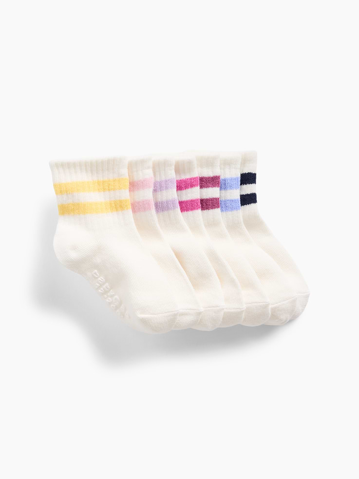 Image number 1 showing, babyGap Varsity Crew Socks (7-Pack)