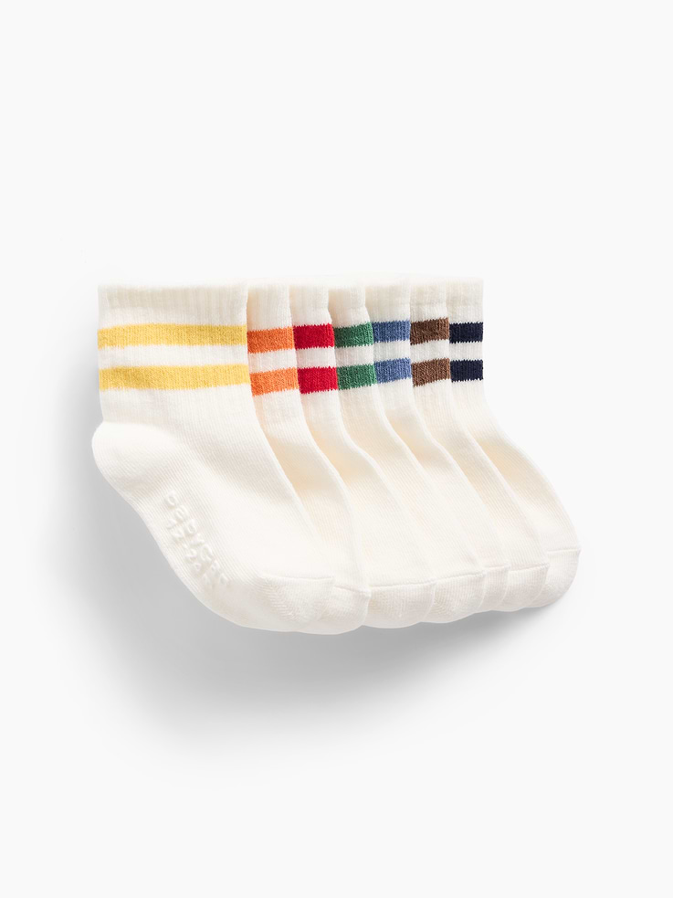 Image number 1 showing, babyGap Varsity Crew Socks (7-Pack)