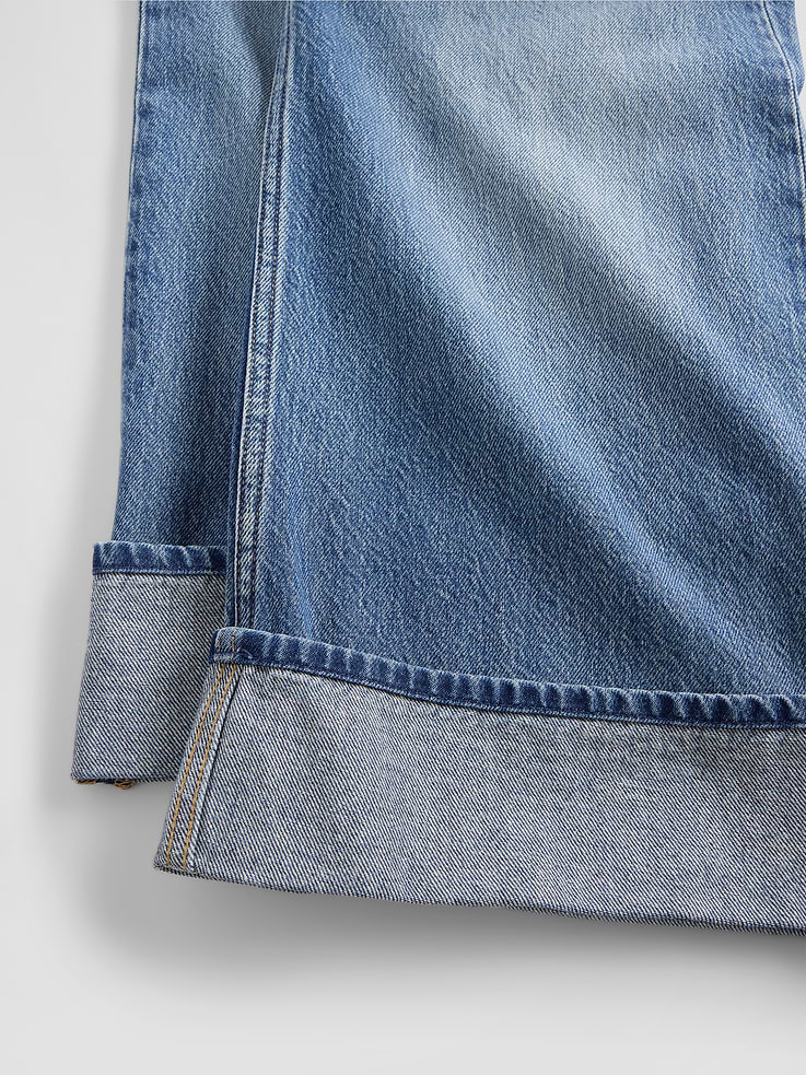 Image number 5 showing, Kids Low Rise Easy Cuffed Baggy Jeans