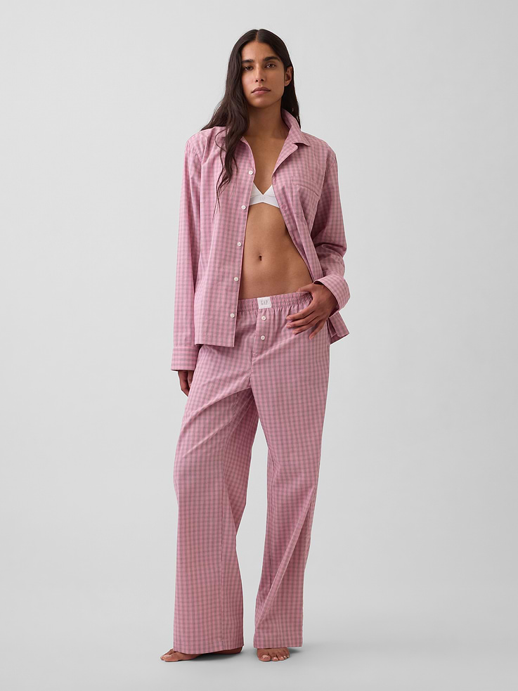 Image number 1 showing, Poplin PJ Pants