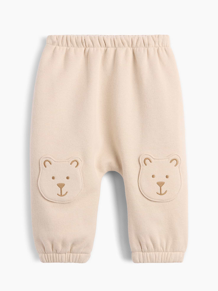 Image number 1 showing, Baby VintageSoft Brannan Bear Knee Patch Joggers