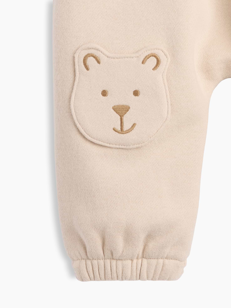 Image number 3 showing, Baby VintageSoft Brannan Bear Knee Patch Joggers