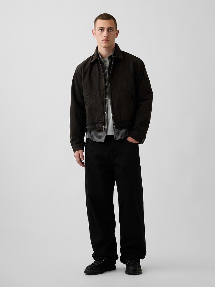 Image number 2 showing, Relaxed Crop Straight-Hem Oxford Shirt