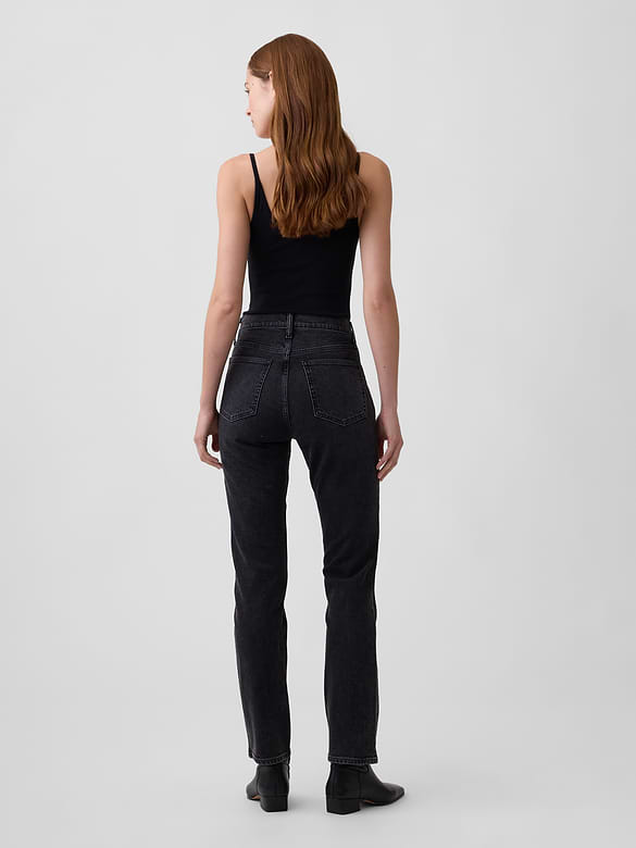 High Rise '90s Slim Straight Jeans