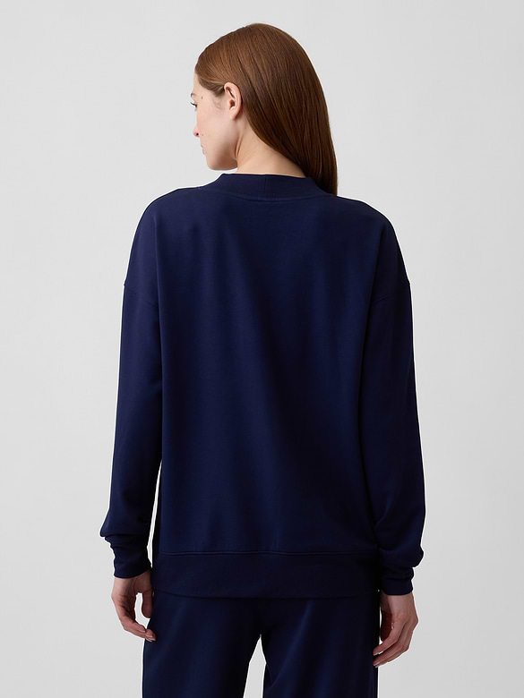 CloudLight Oversized V-Neck Sweatshirt