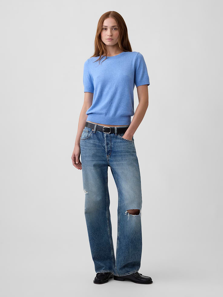 Image number 3 showing, CashSoft Crewneck Sweater