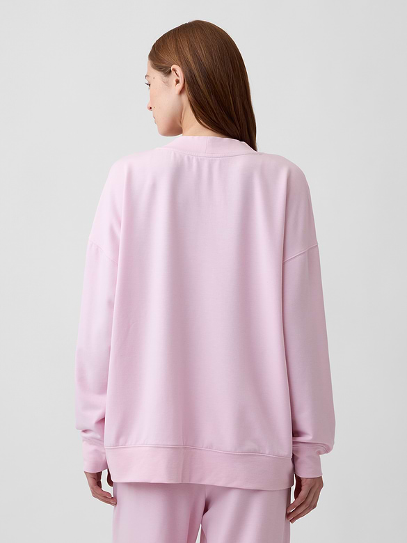 CloudLight Oversized V-Neck Sweatshirt
