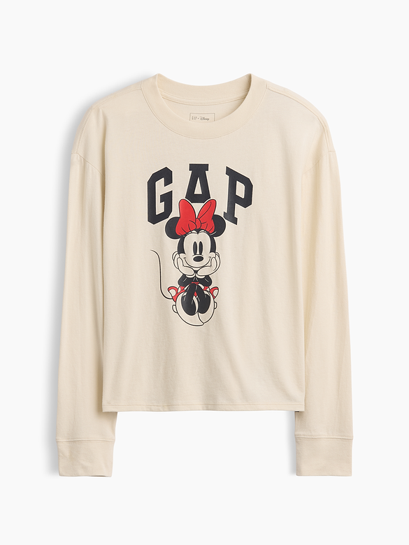 GapKids × Disney Minnie Mouse Oversized Logo T-Shirt