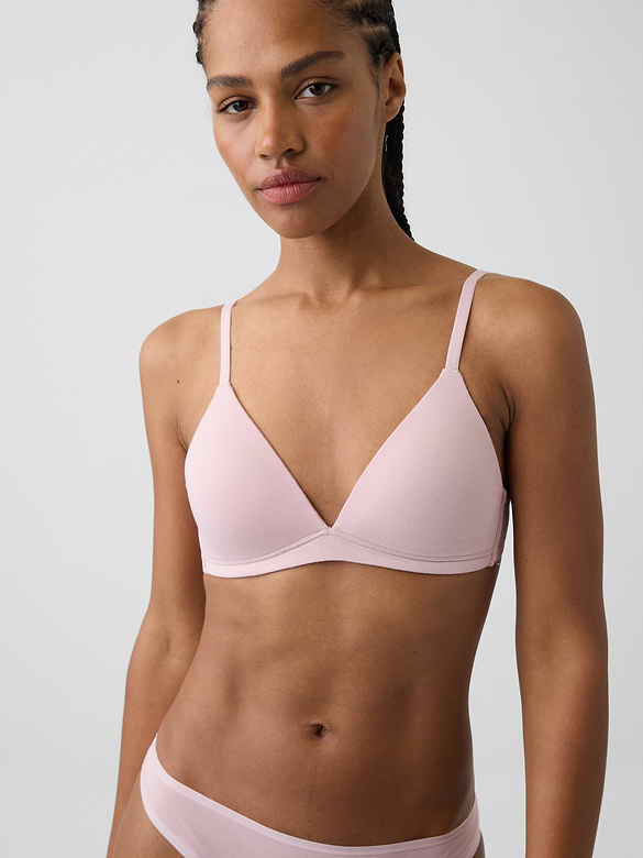 SoftMade Organic Stretch Cotton Triangle Bra