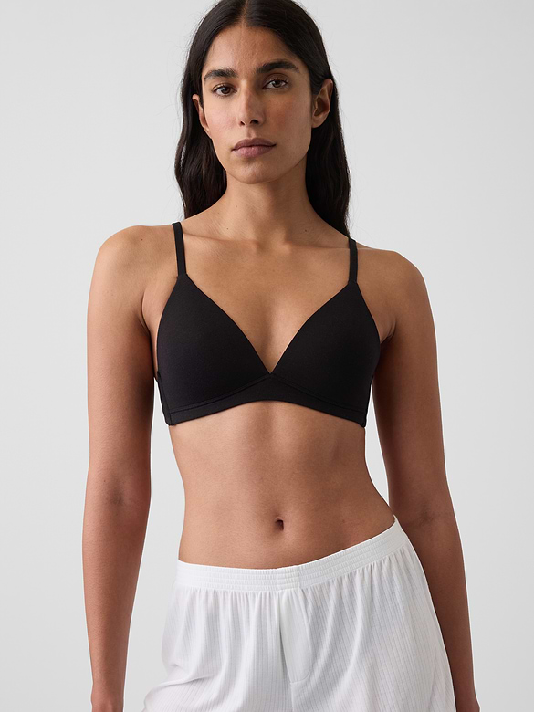 SoftMade Organic Stretch Cotton Triangle Bra