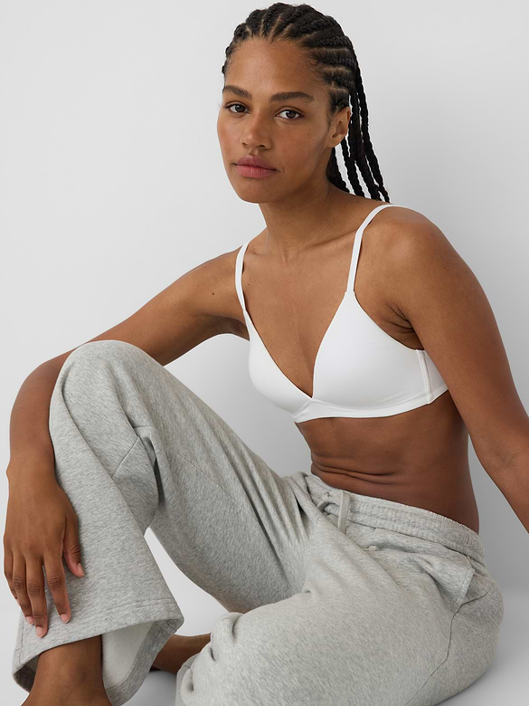SoftMade Organic Stretch Cotton Triangle Bra