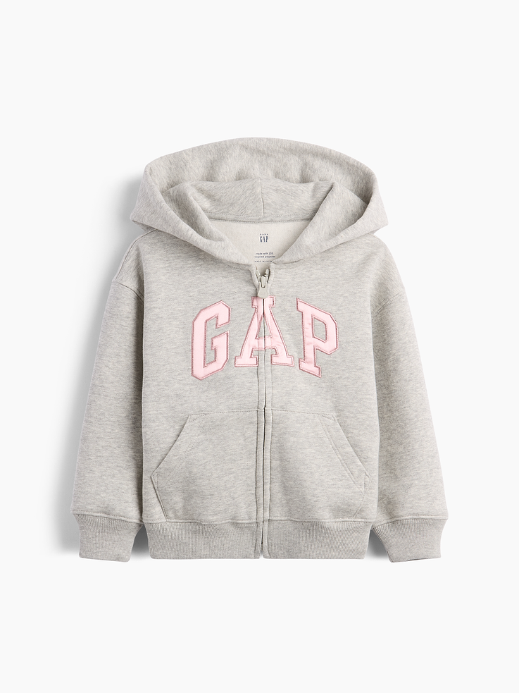 Image number 1 showing, Baby & Toddler VintageSoft Logo Zip Hoodie