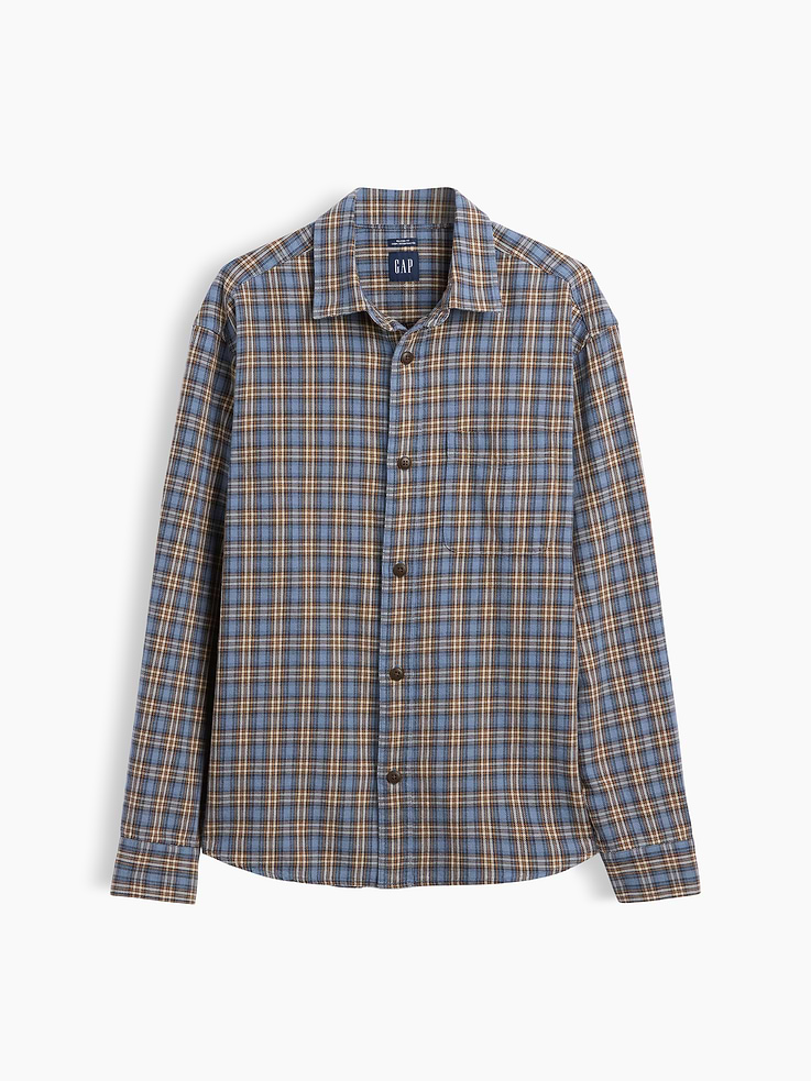 Image number 5 showing, Sunwashed Twill Relaxed Plaid Shirt
