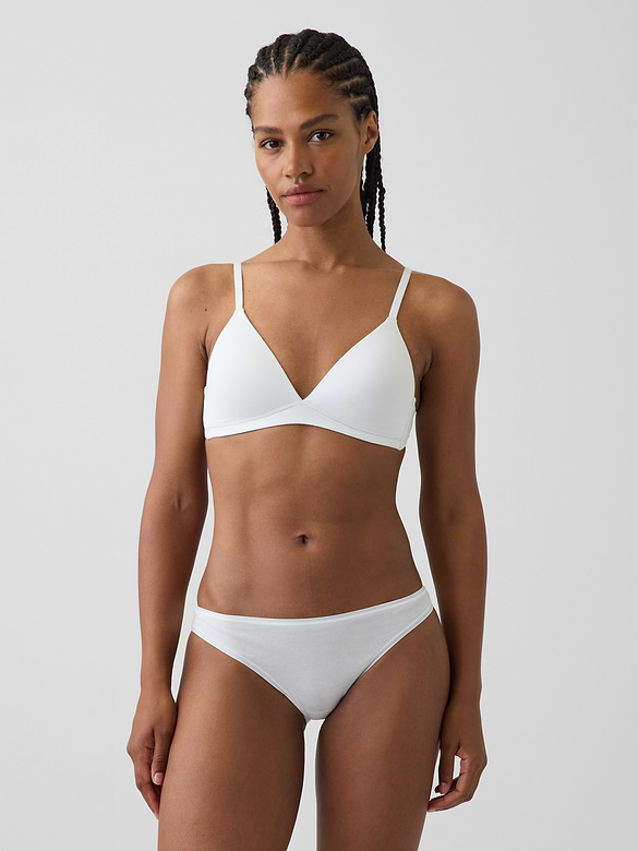 SoftMade Organic Stretch Cotton Triangle Bra