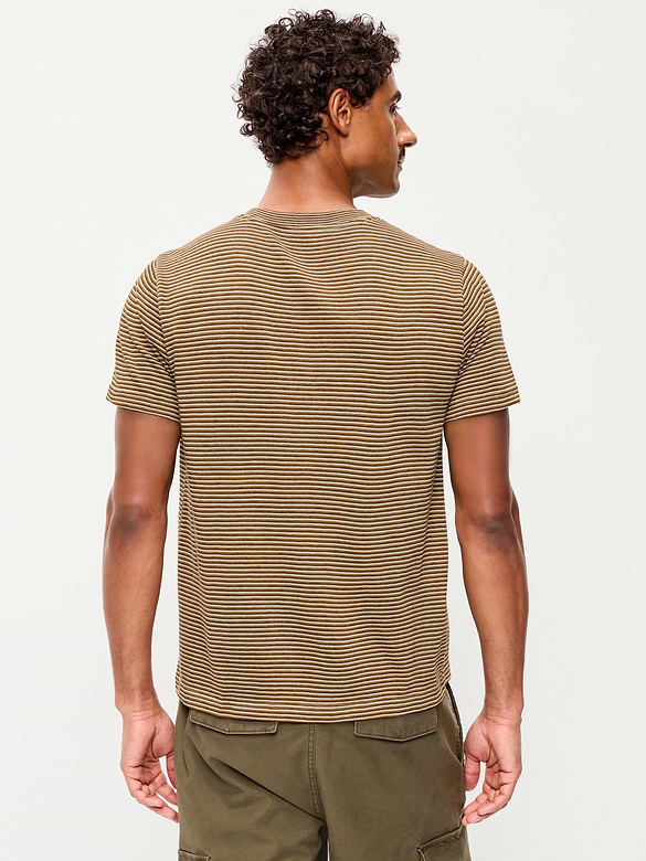 Crew-Neck Striped T-Shirt