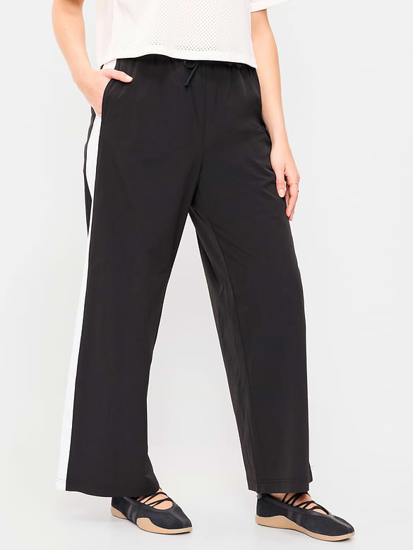 High-Waisted TrekTech Lightweight Woven Active Pants