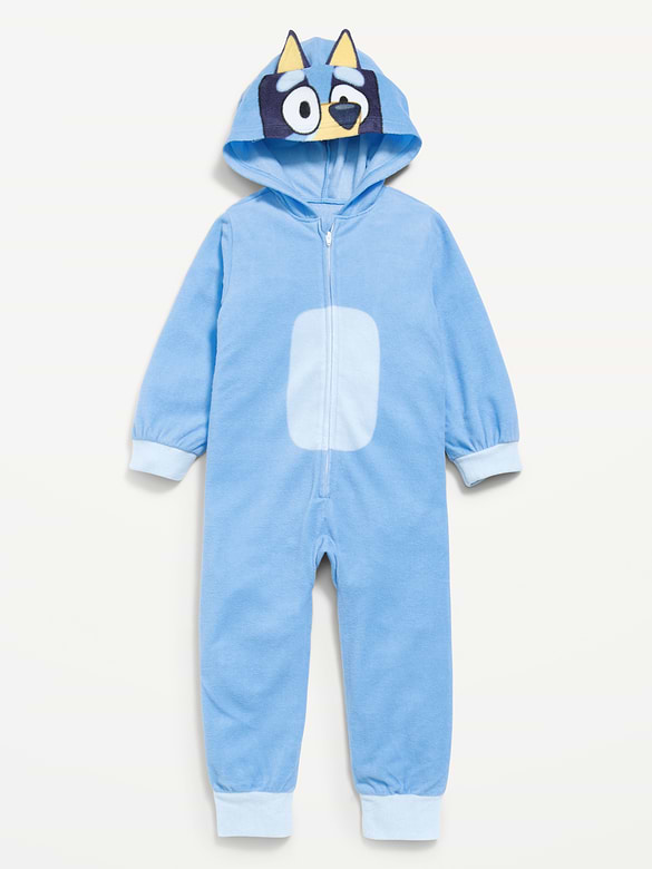 Bluey™ Hooded Unisex Fleece One-Piece for Toddler