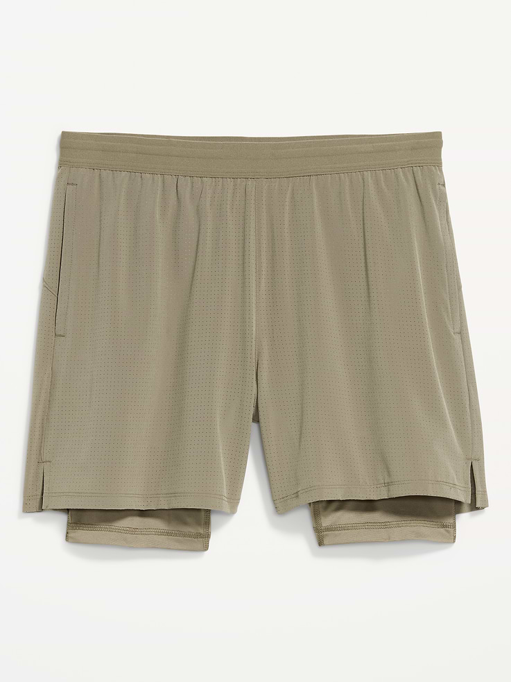 Image number 3 showing, 2-In-1 Performance Run Shorts -- 5-inch inseam
