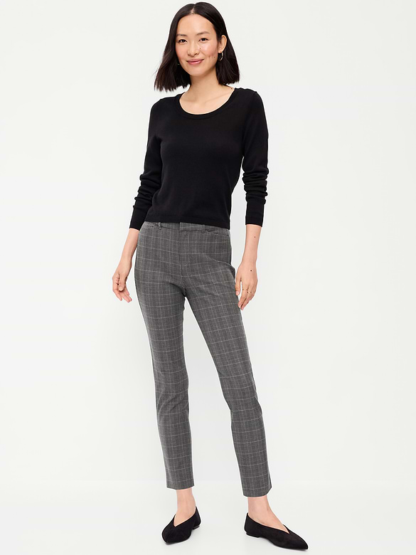 High-Waisted Pixie Skinny Ankle Pants