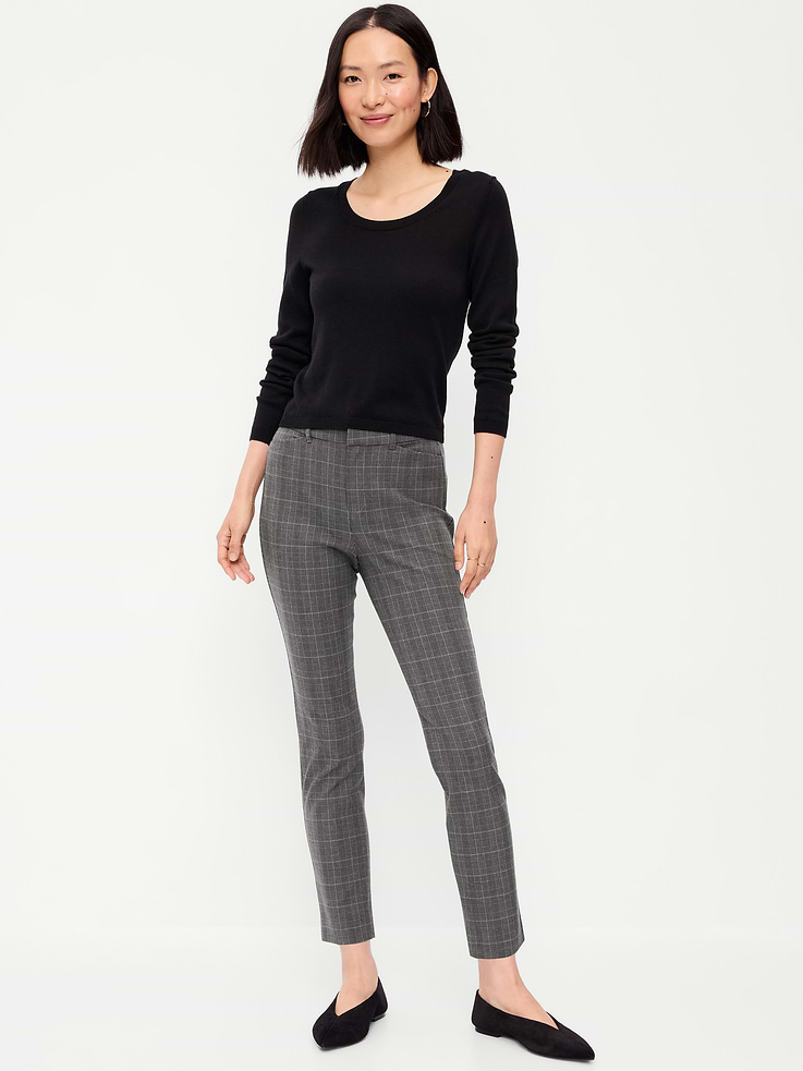 Image number 1 showing, High-Waisted Pixie Skinny Ankle Pants
