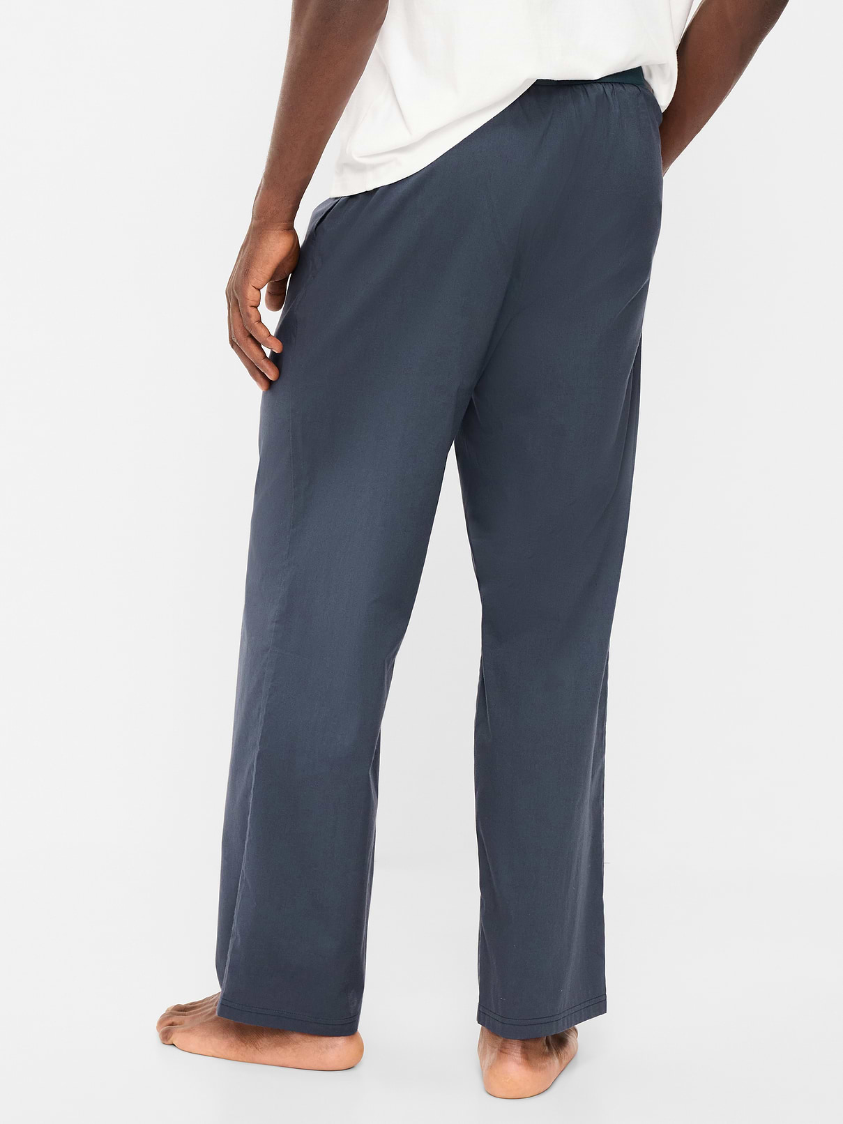 Image number 2 showing, Elastic-Waist Poplin Pajama Pant