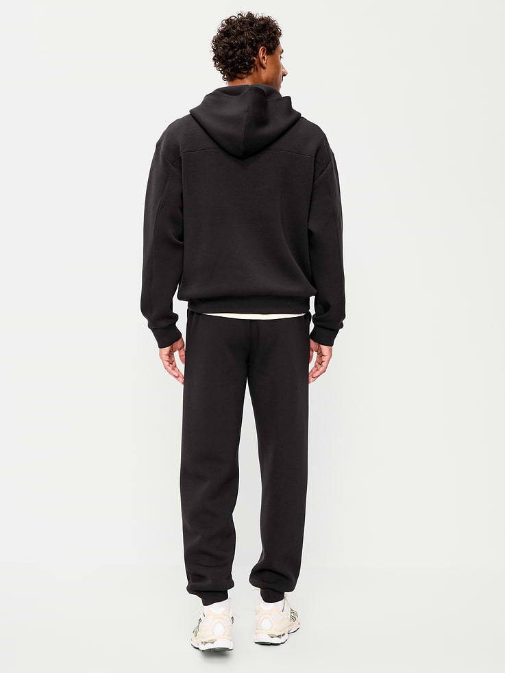 L'image numéro 3 présente Pantalon de jogging coupe généreuse en molleton raffiné