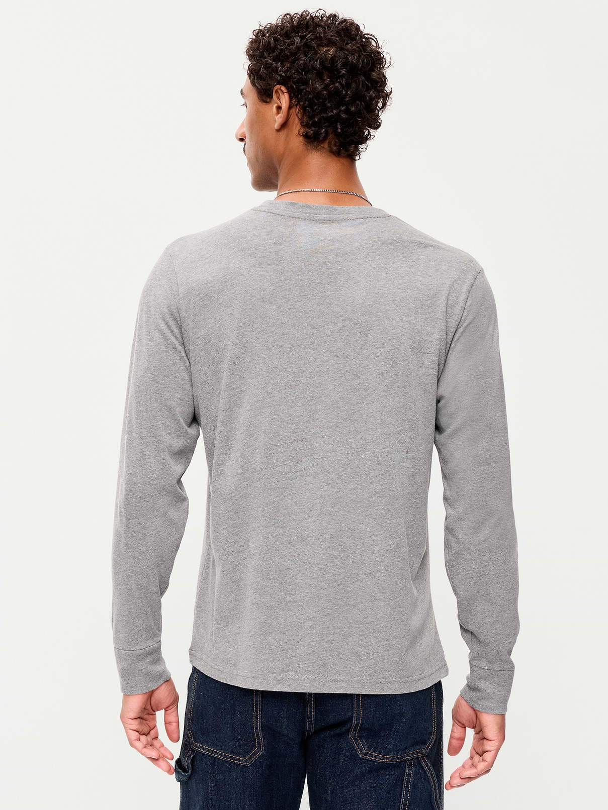 L'image numéro 2 présente T-shirt ras du cou ample en coton ouaté Première nécessité