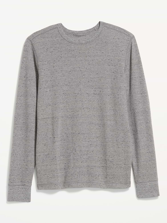 Crew-Neck Waffle T-Shirt