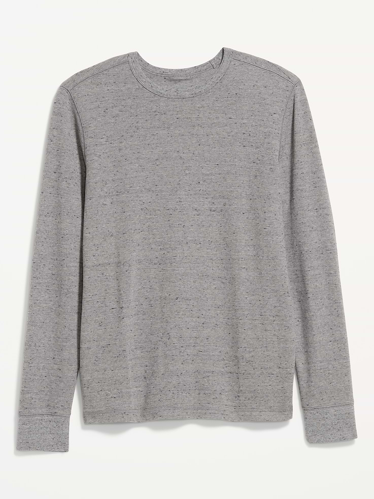 Image 3 of 4, Crew-Neck Waffle T-Shirt