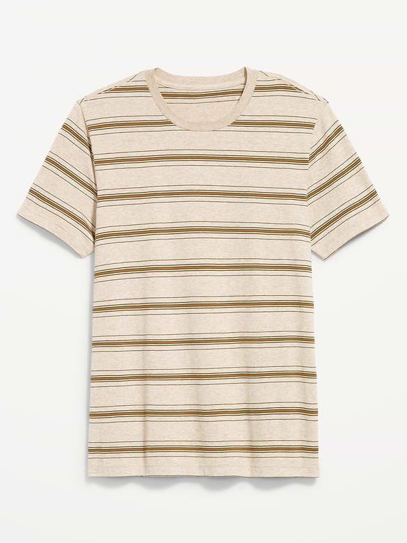 Crew-Neck Striped T-Shirt