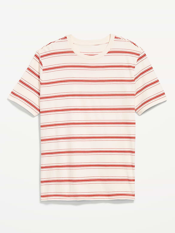 Crew-Neck Striped T-Shirt