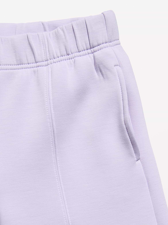High-Waisted Bounce Fleece Wide-Leg Sweatpants for Girls