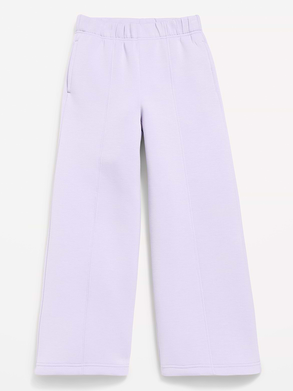 High-Waisted Bounce Fleece Wide-Leg Sweatpants for Girls