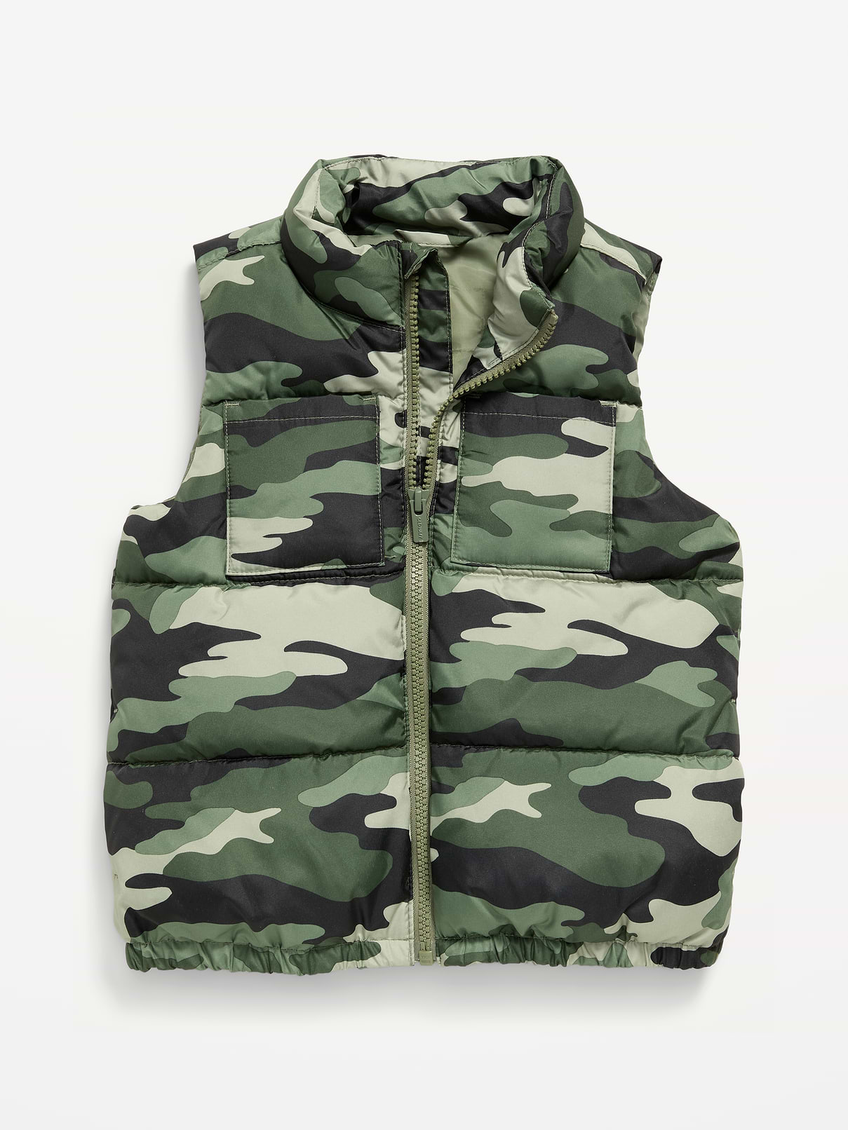 Image number 2 showing, Water-Resistant Puffer Vest for Toddler Boys