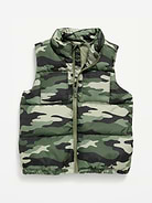 Image number 2 showing, Water-Resistant Puffer Vest for Toddler Boys