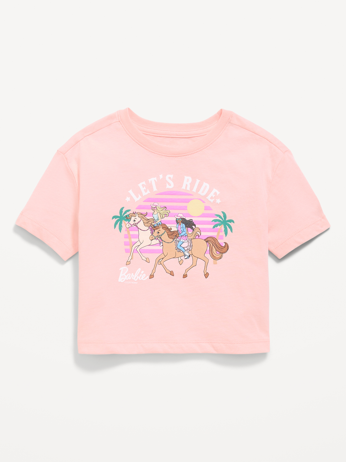 Image number 1 showing, Barbie™ Boxy Graphic T-Shirt for Toddler Girls