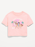 Image number 1 showing, Barbie™ Boxy Graphic T-Shirt for Toddler Girls