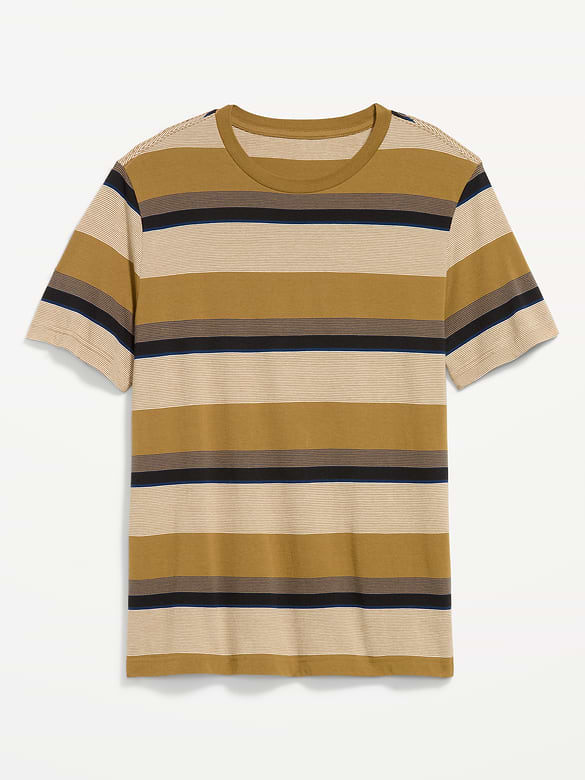 Crew-Neck Striped T-Shirt