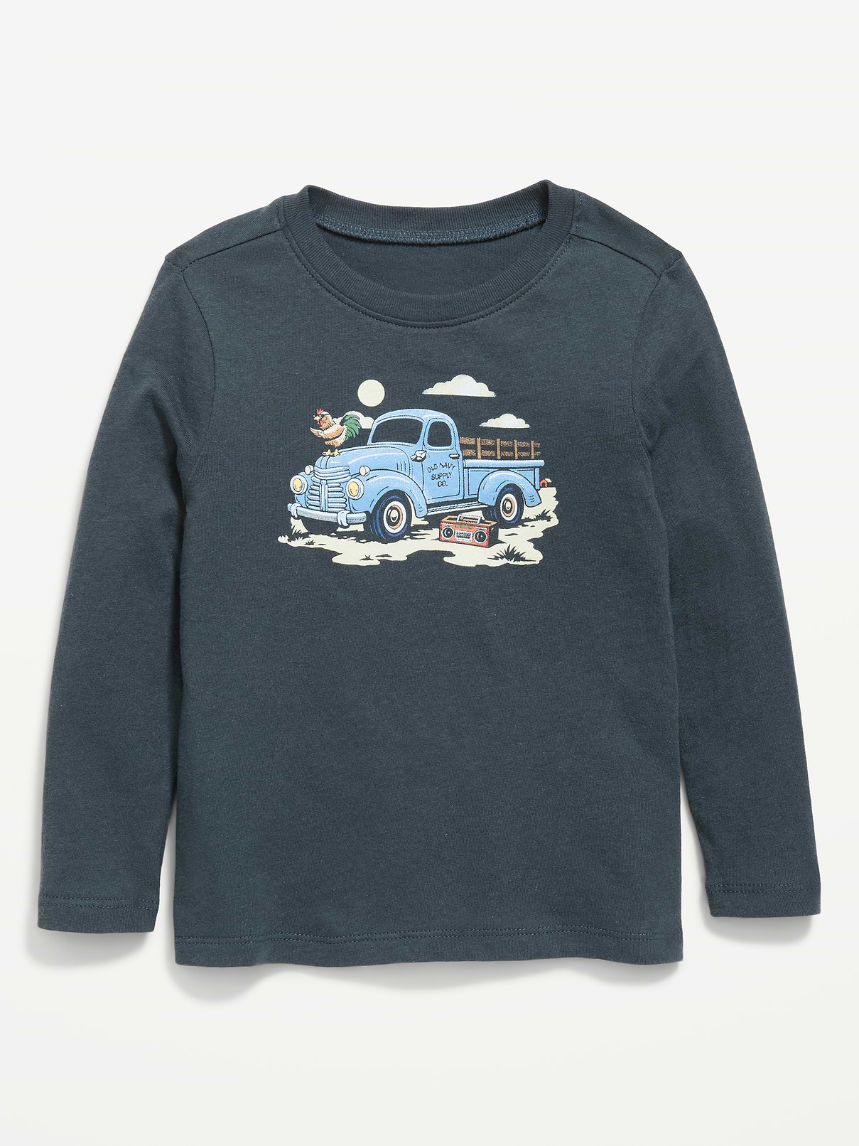 Image number 1 showing, Long-Sleeve Graphic T-Shirt for Toddler Girls