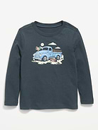 Image number 1 showing, Long-Sleeve Graphic T-Shirt for Toddler Girls