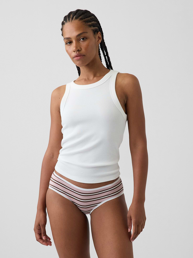 Image number 1 showing, SoftMade Organic Stretch Cotton Hipster